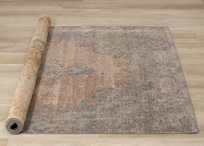 Classic Traditional Border Grey Area Rug