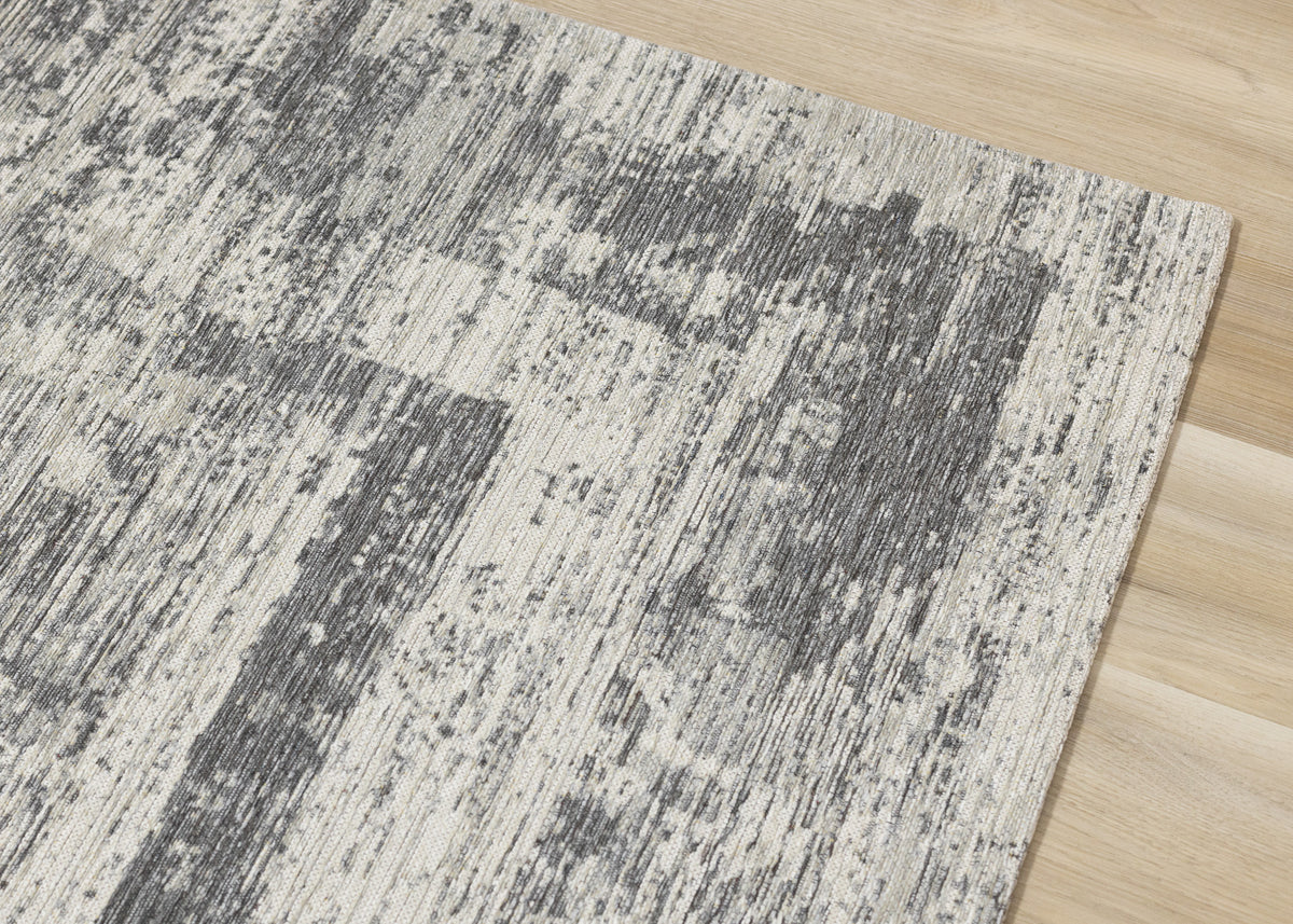Modern Border Grey Area Rug