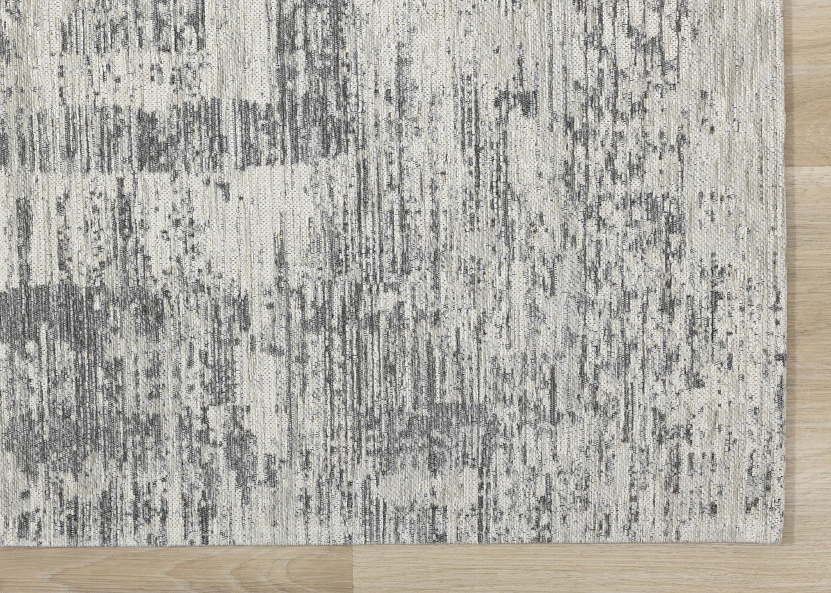 Modern Border Grey Area Rug