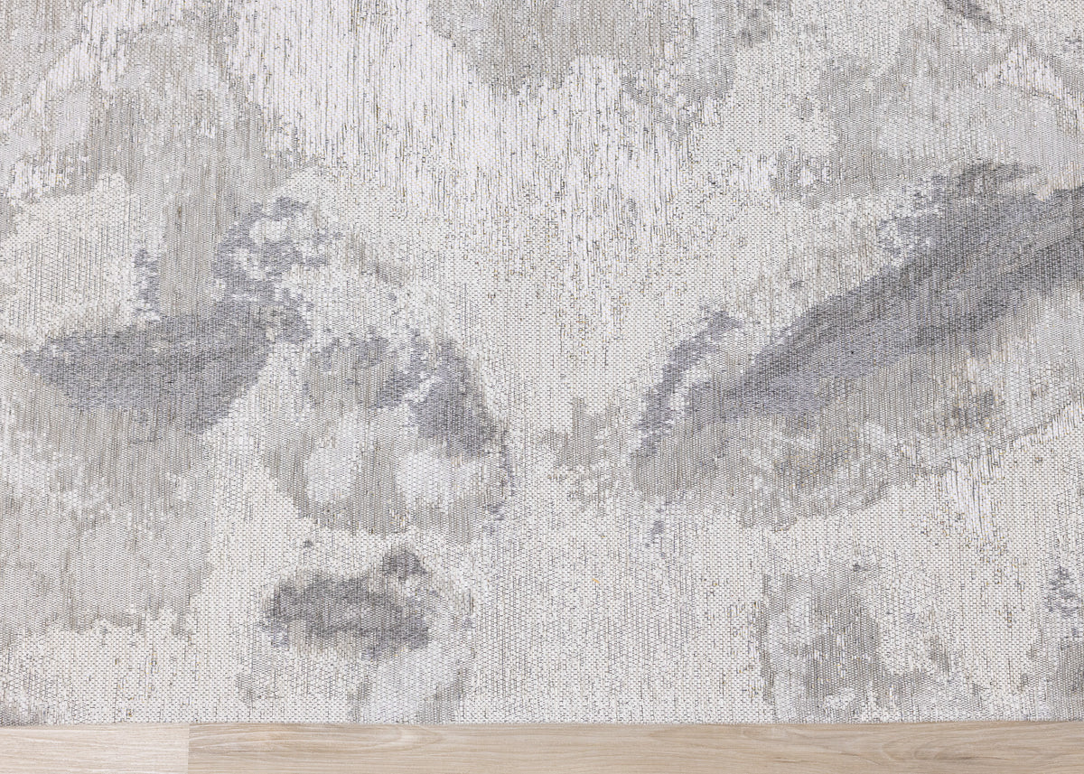 Modern Organic Cream Area Rug