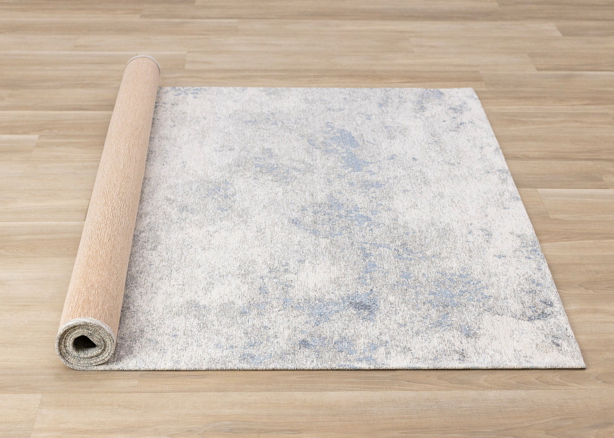 Contemporary Organic Cream Area Rug