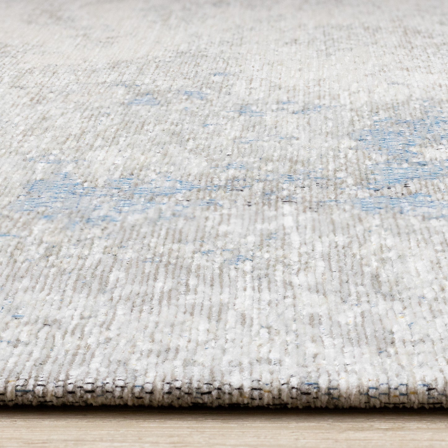 Contemporary Organic Cream Area Rug