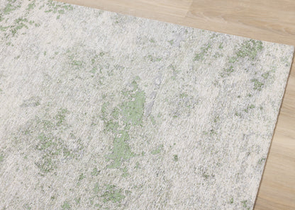 Modern Organic Cream Area Rug