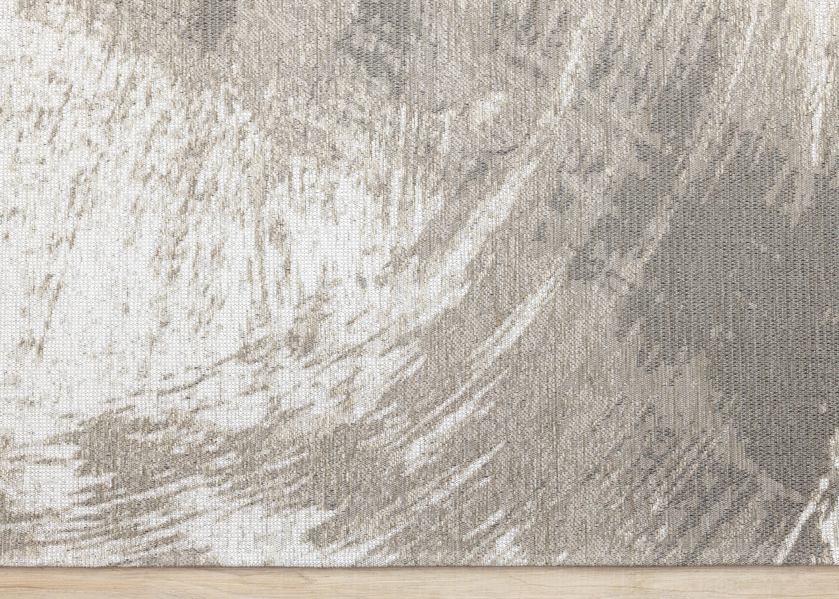 Contemporary Organic White Area Rug