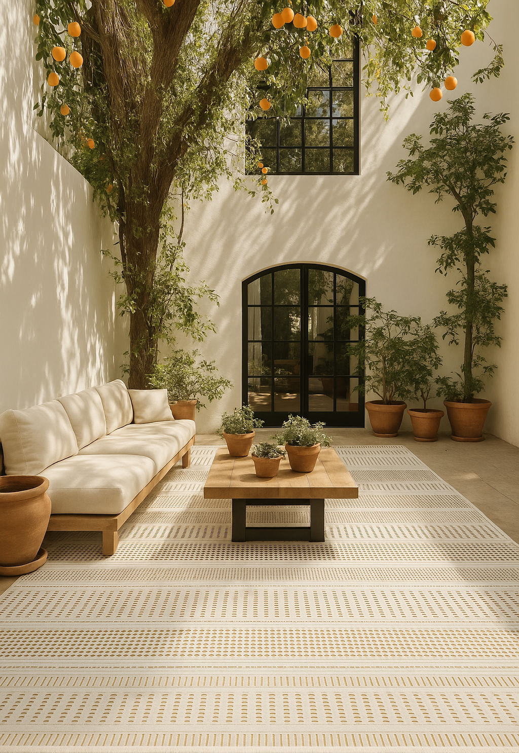 Maise Abstract Modern Beige Rug