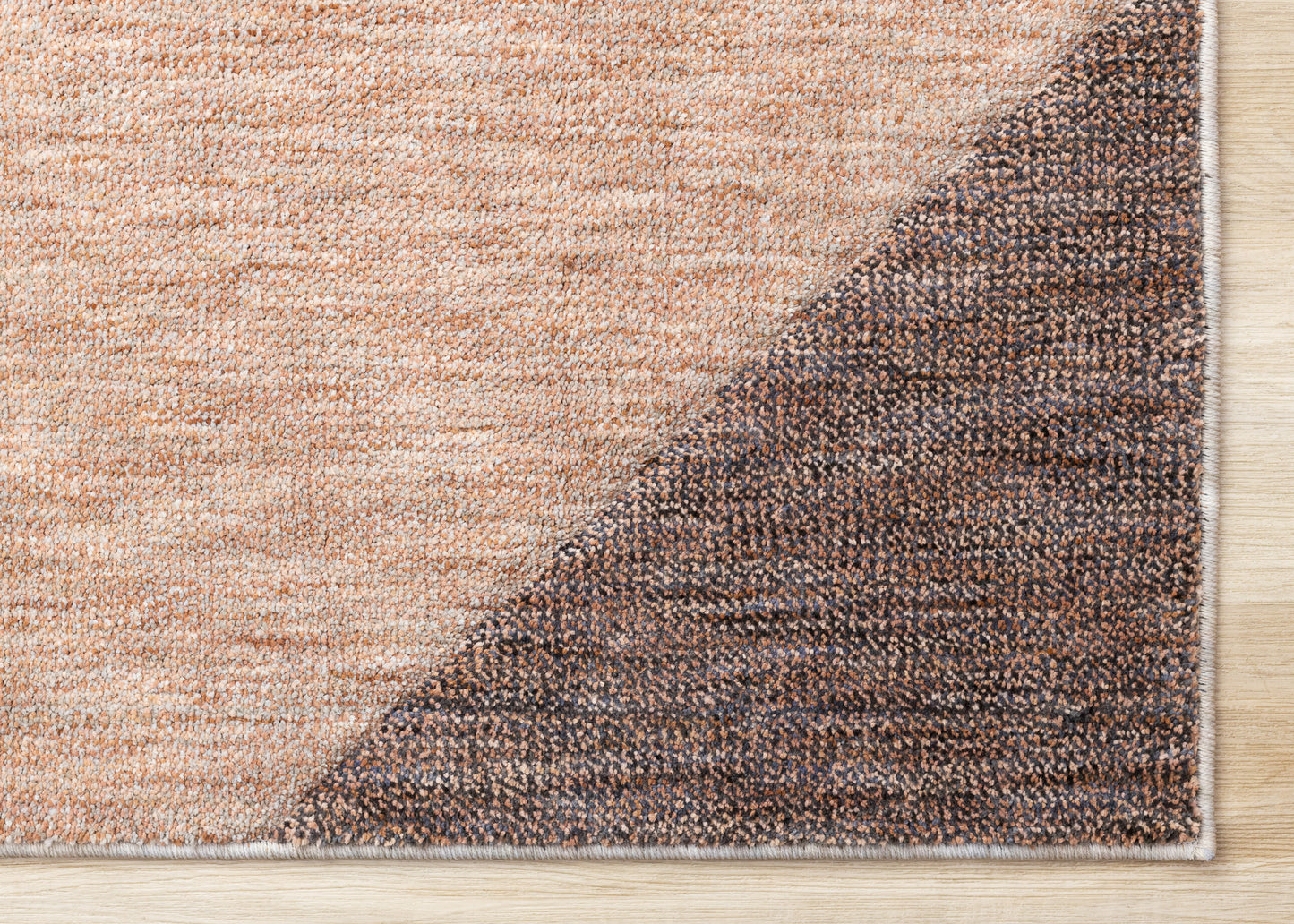 Contemporary Geometric Stripes Pink Area Rug