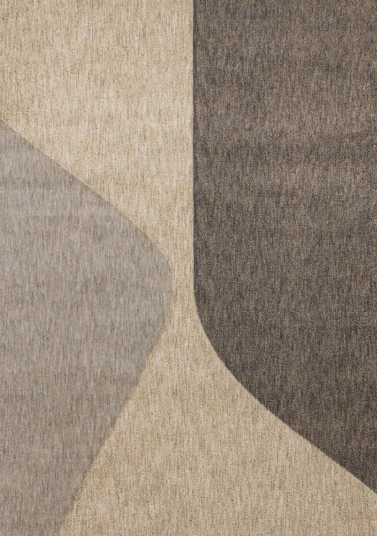 Tapis contemporain géométrique beige