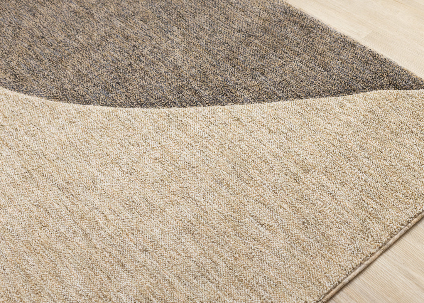 Contemporary Geometric Beige Area Rug