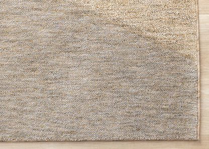 Contemporary Geometric Beige Area Rug