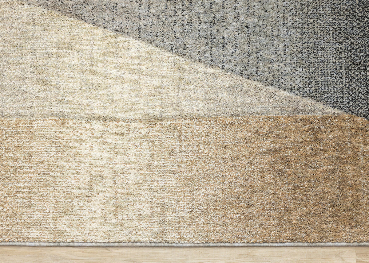 Contemporary Geometric Grey Area Rug