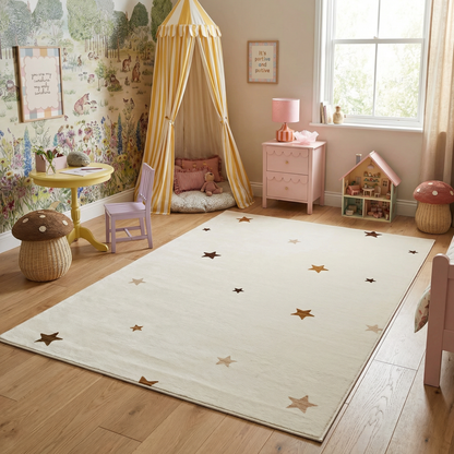 Soft Steps Playtime Stars Tapis de jeu crème doux