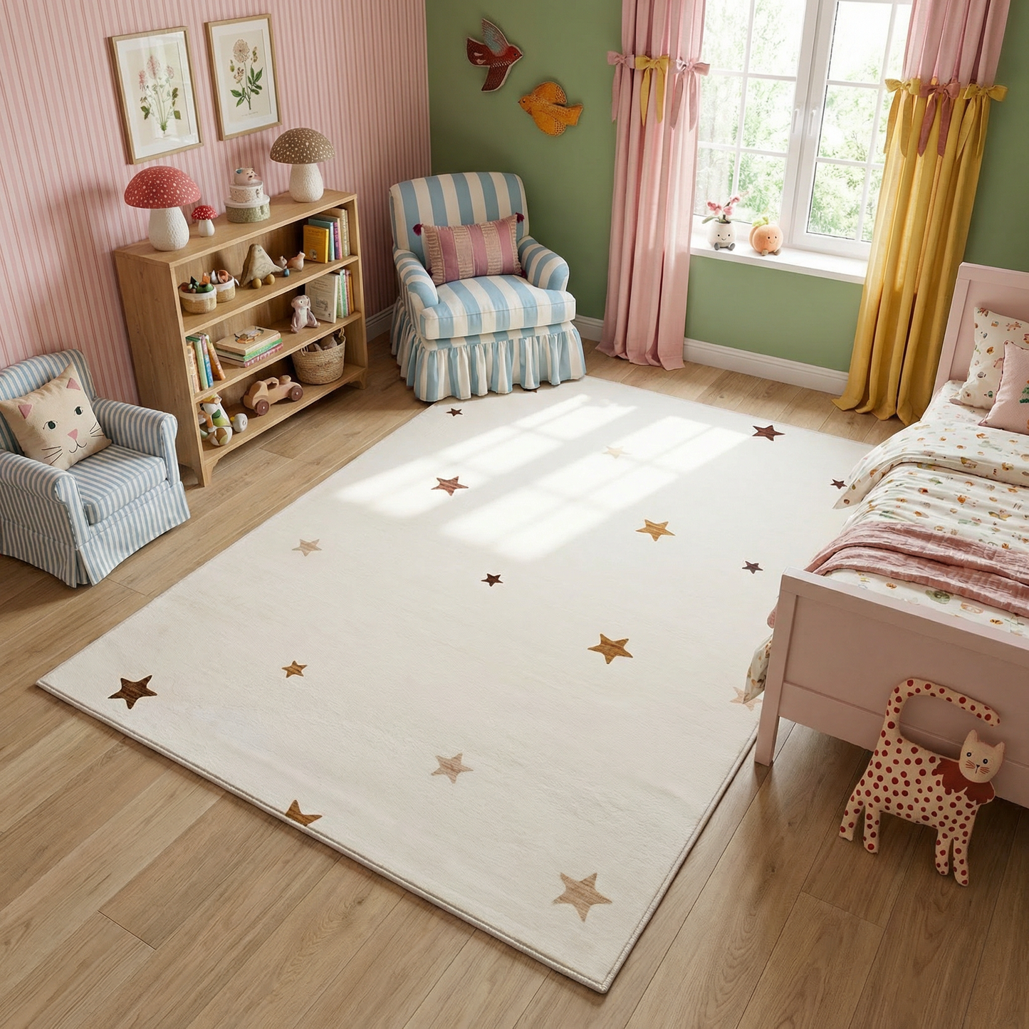 Soft Steps Playtime Stars Tapis de jeu crème doux
