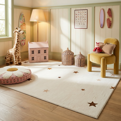 Soft Steps Playtime Stars Tapis de jeu crème doux