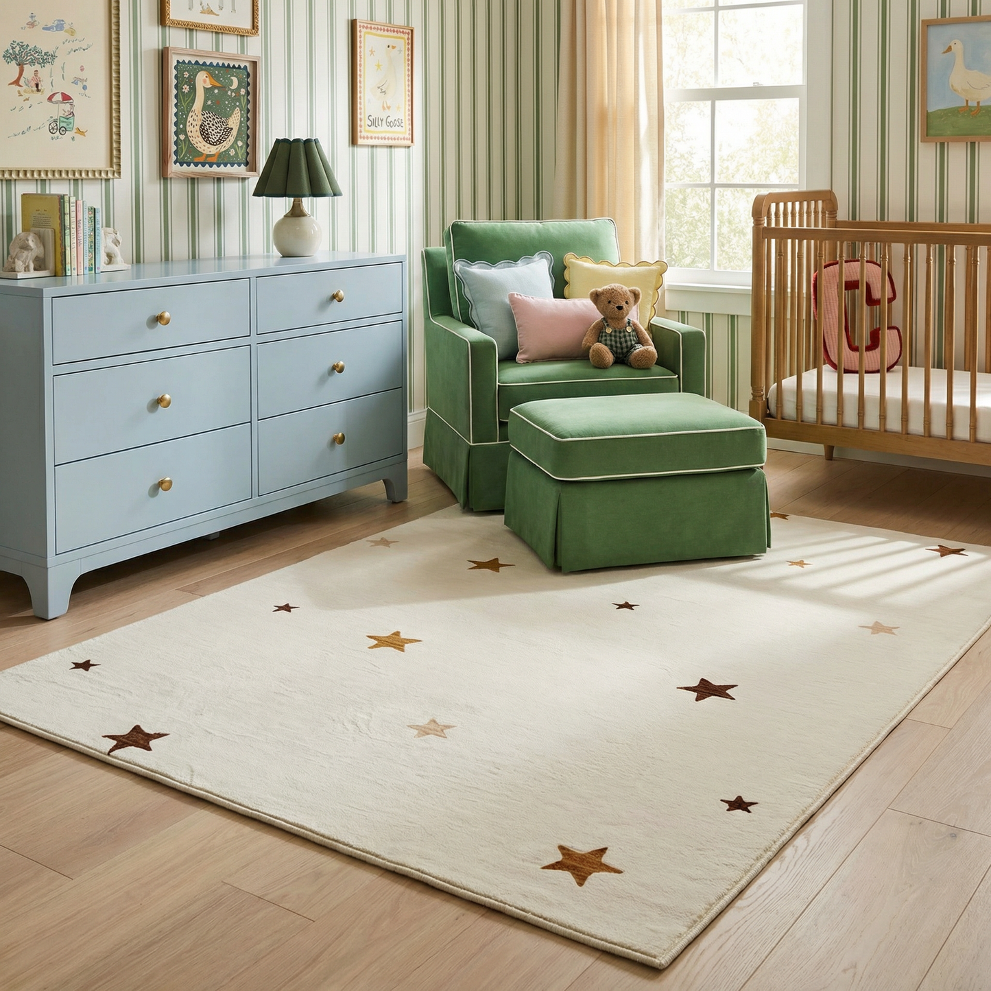 Soft Steps Playtime Stars Tapis de jeu crème doux