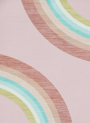 Marlow Rainbow Modern Pink Indoor Rug