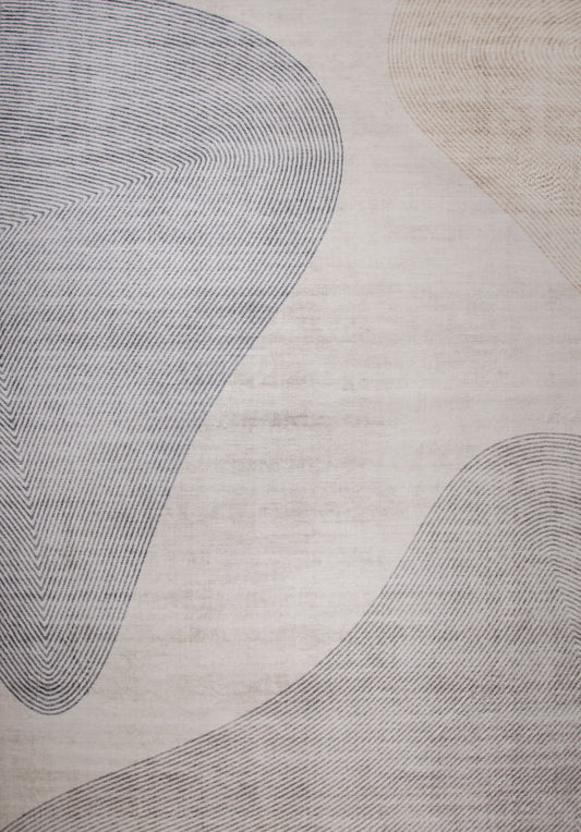 Eclipse Abstract Beige Rug