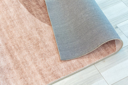 Tapis crème géométrique abstrait Eclipse