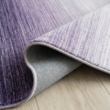Soren Ombre Modern Purple and Cream Indoor Rug-5