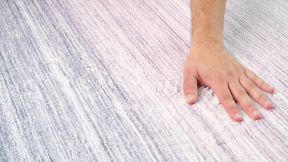 Soren Ombre Modern Purple and Cream Indoor Rug-7