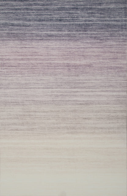 Soren Ombre Modern Purple and Cream Indoor Rug