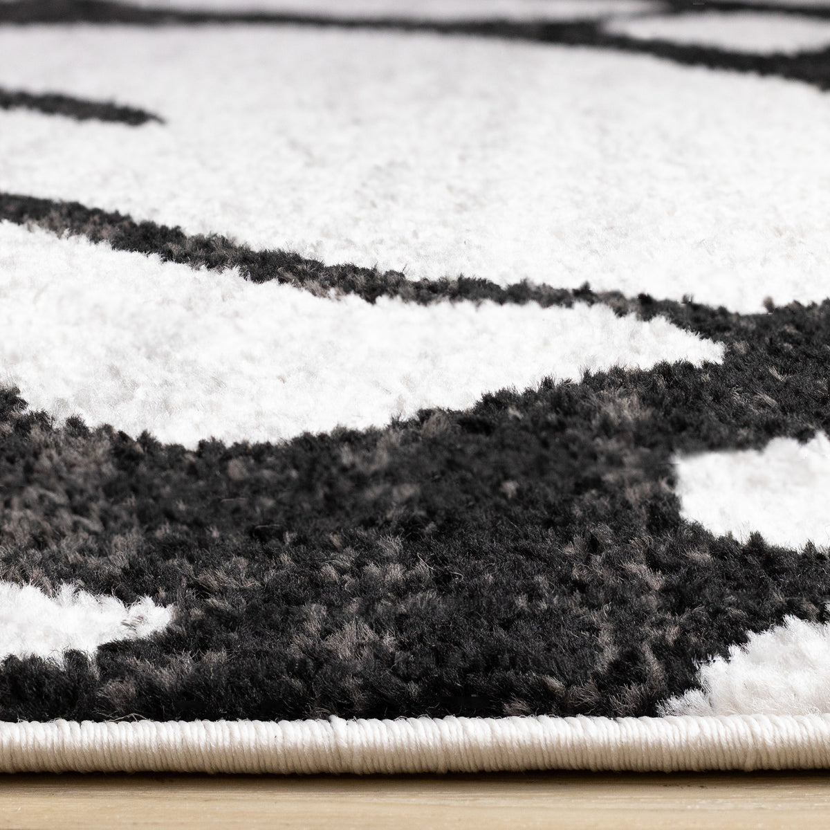 Contemporary Distressed Organic Grey Area Rug