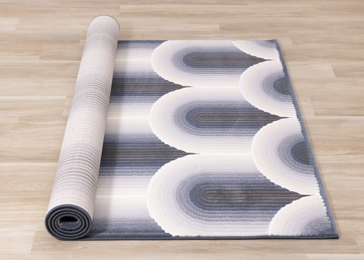 Deco Geometric Cream Area Rug