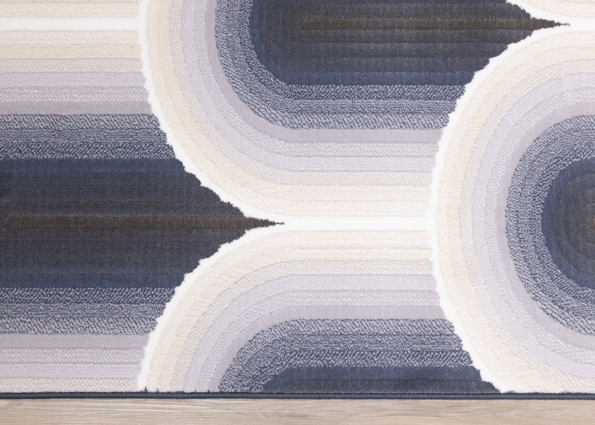 Deco Geometric Cream Area Rug