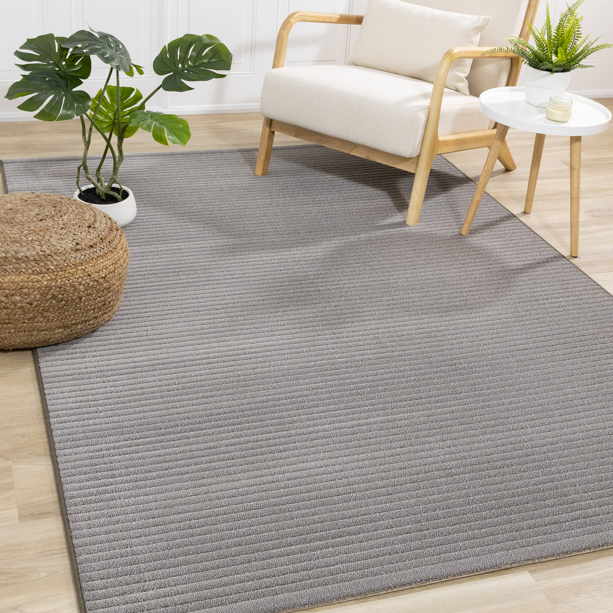 Tapis d'intérieur contemporain uni/tonal