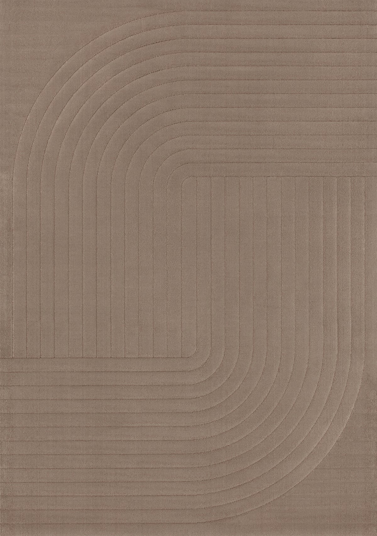 Tapis Deco géométrique marron