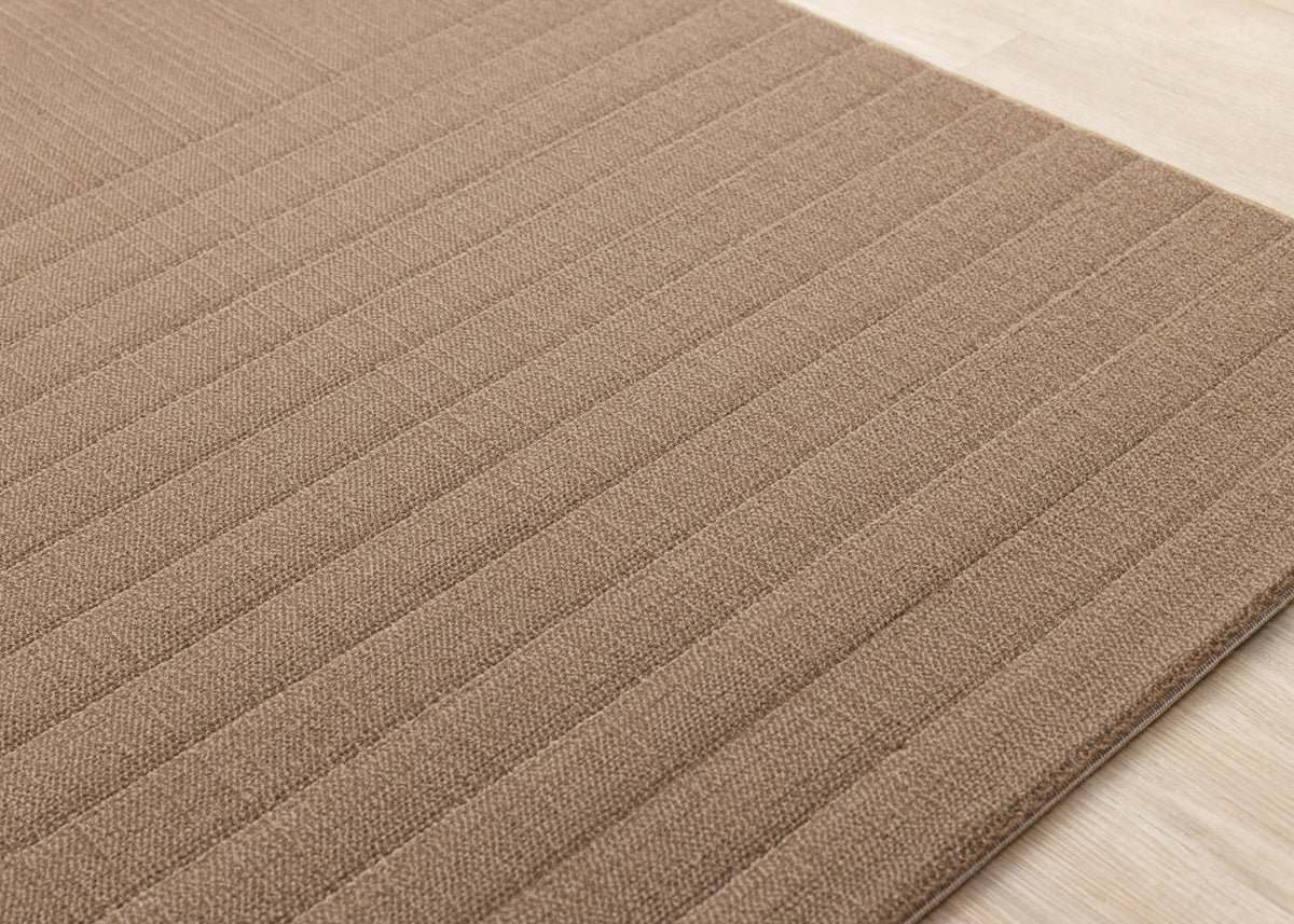 Deco Geometric Brown Area Rug
