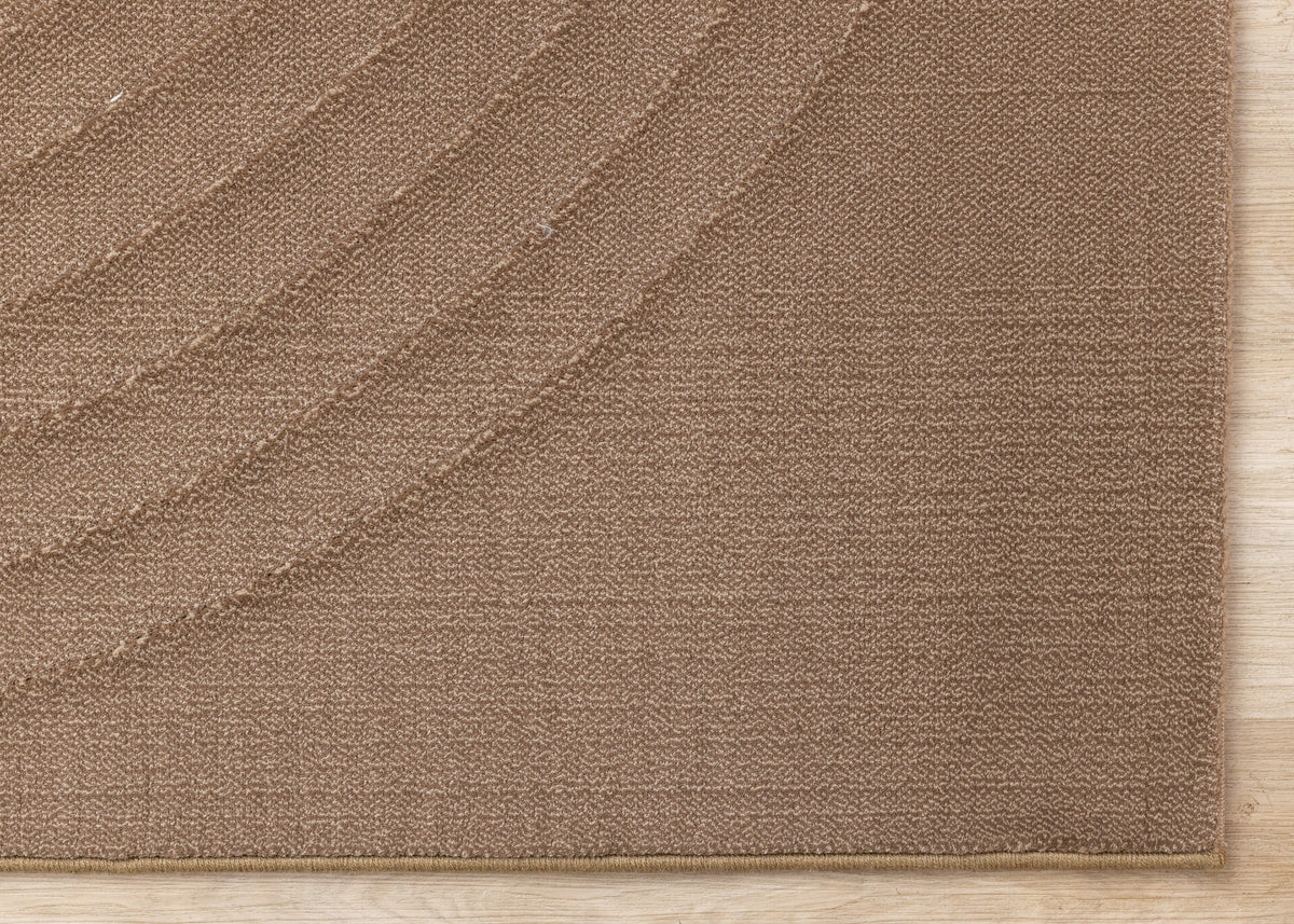 Deco Geometric Brown Area Rug