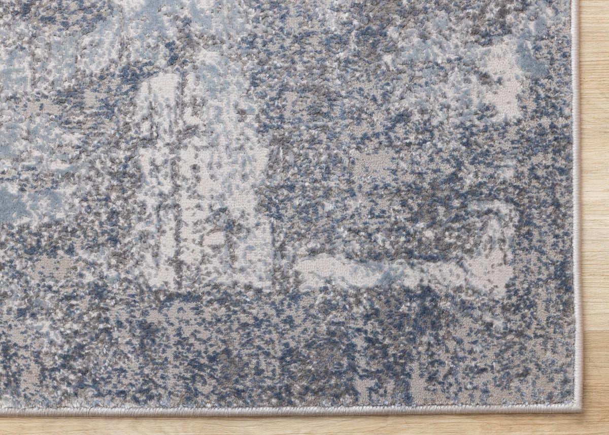 Contemporary Distressed Grey Area Rug