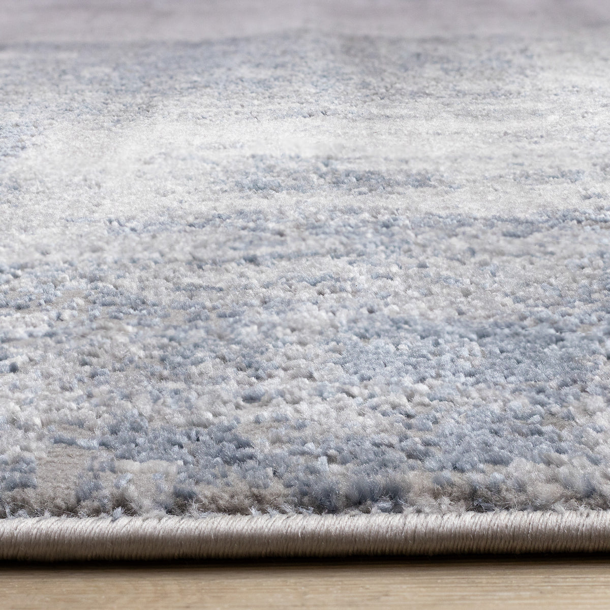 Contemporary Distressed Grey Area Rug