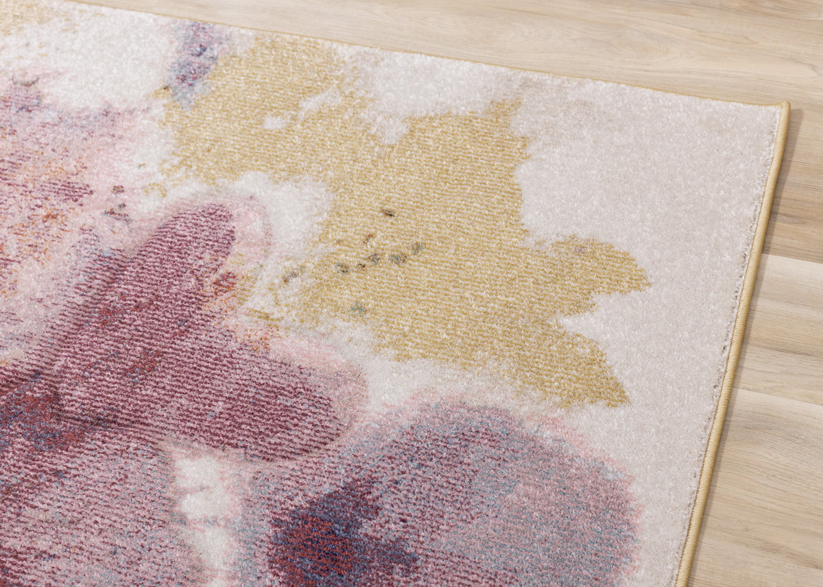 Contemporary Botanical Rug  Indoor Area