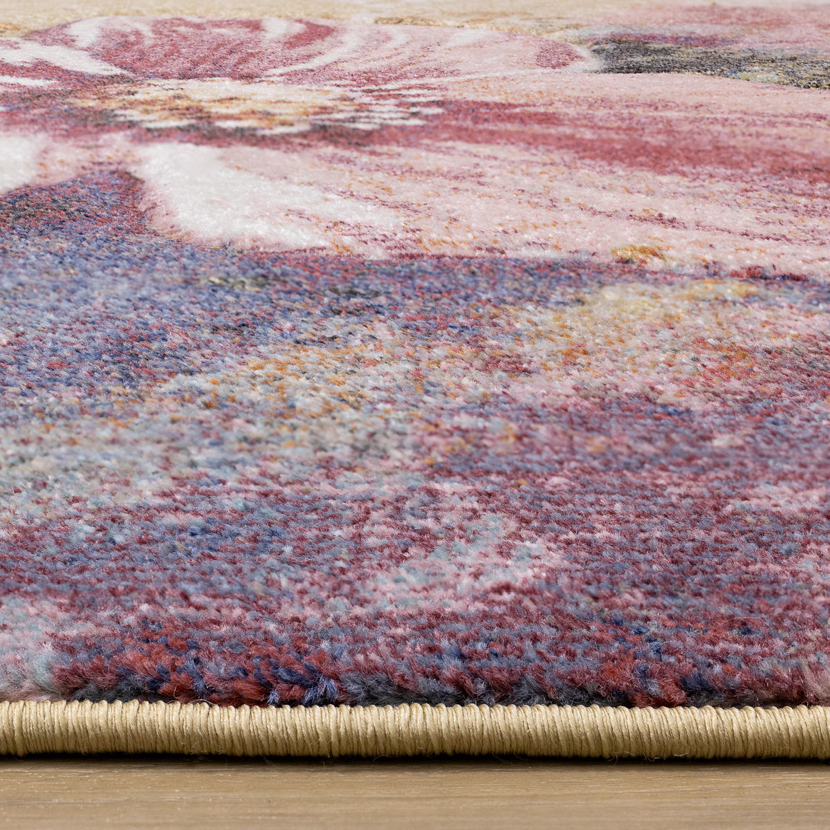 Contemporary Botanical Rug  Indoor Area