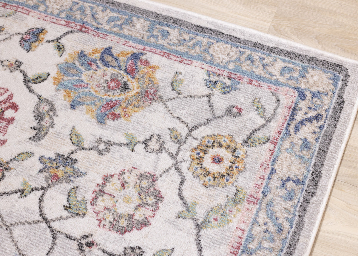 Classic Traditional Classic Cream Area Rug