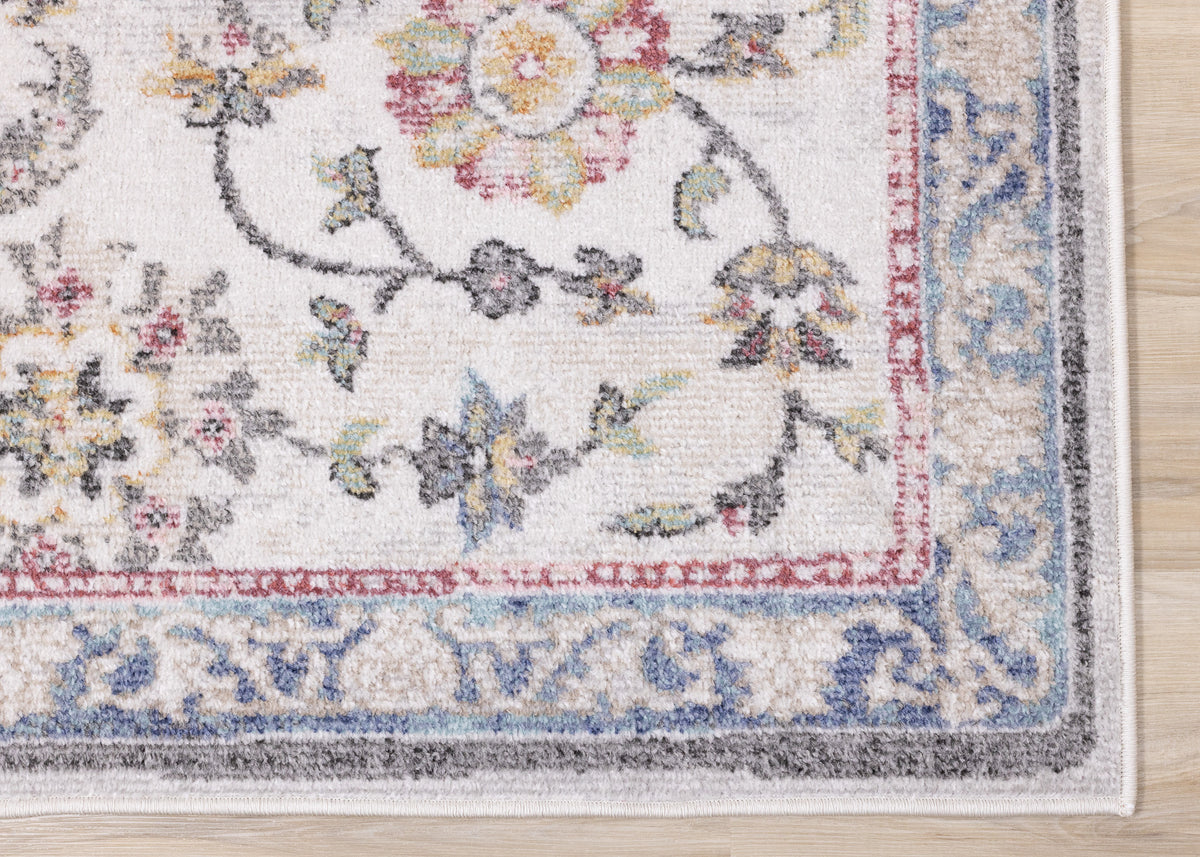 Classic Traditional Classic Cream Area Rug