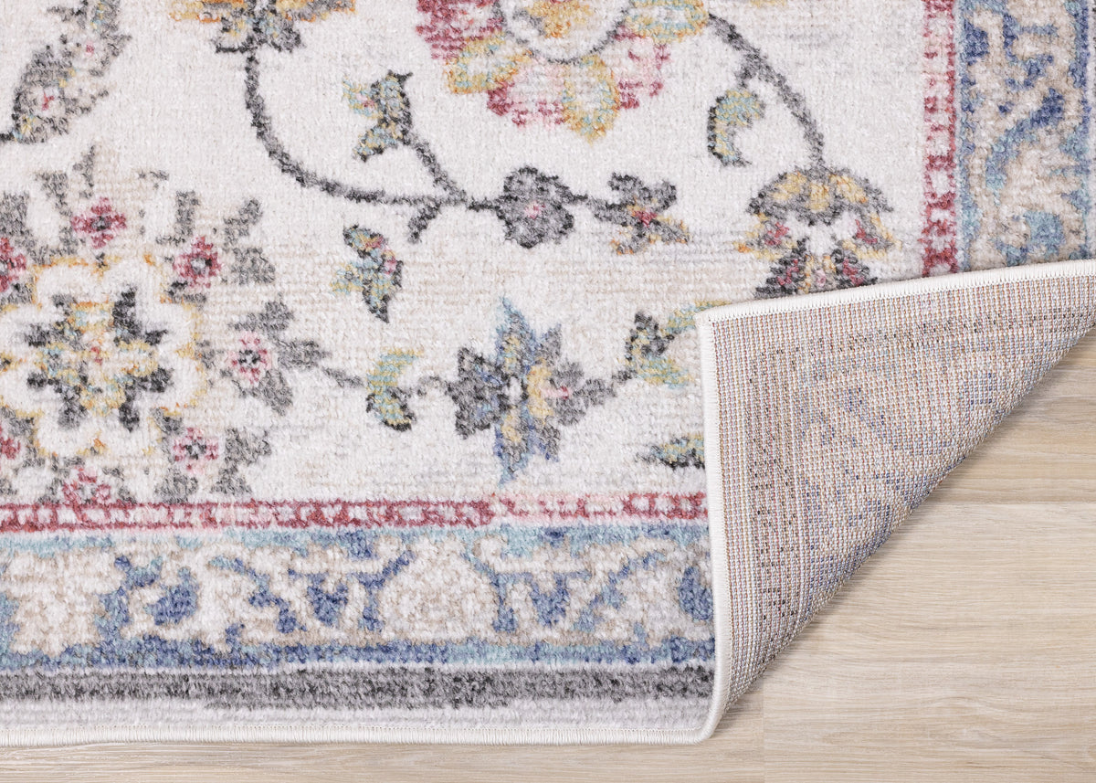 Classic Traditional Classic Cream Area Rug