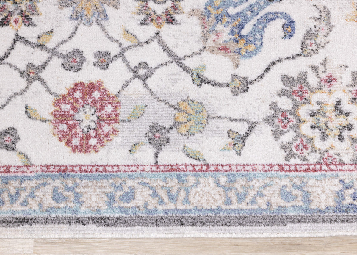 Classic Traditional Classic Cream Area Rug