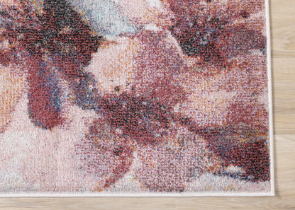 Modern Botanical Cream Area Rug