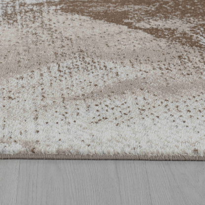 Marco Abstract Modern Brown and Beige Indoor Rug