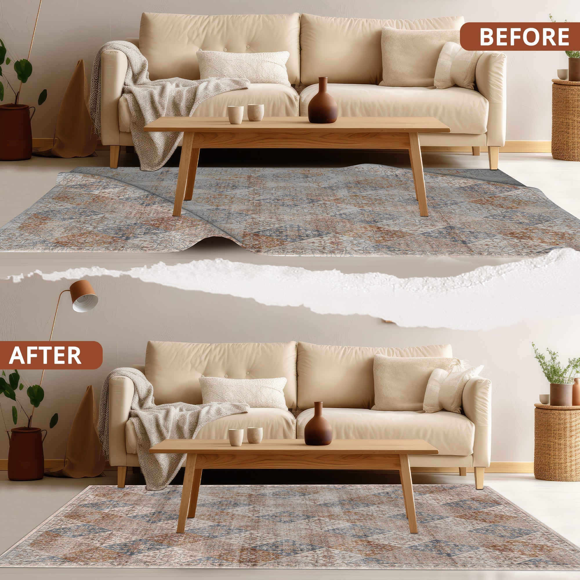 Rug Pad Collection Premium Standard Soft PVC Non-Slip