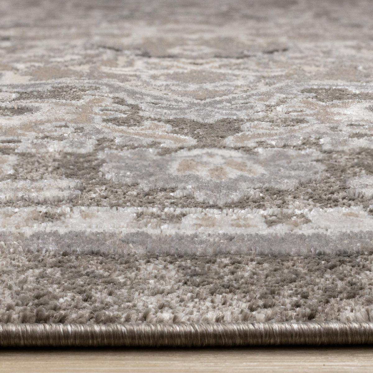 Classic Traditional Taupe Area Rug