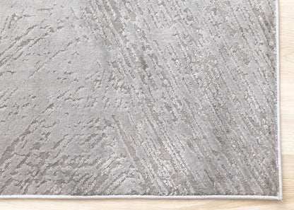 Tapis gris moderne à l'aspect vieilli