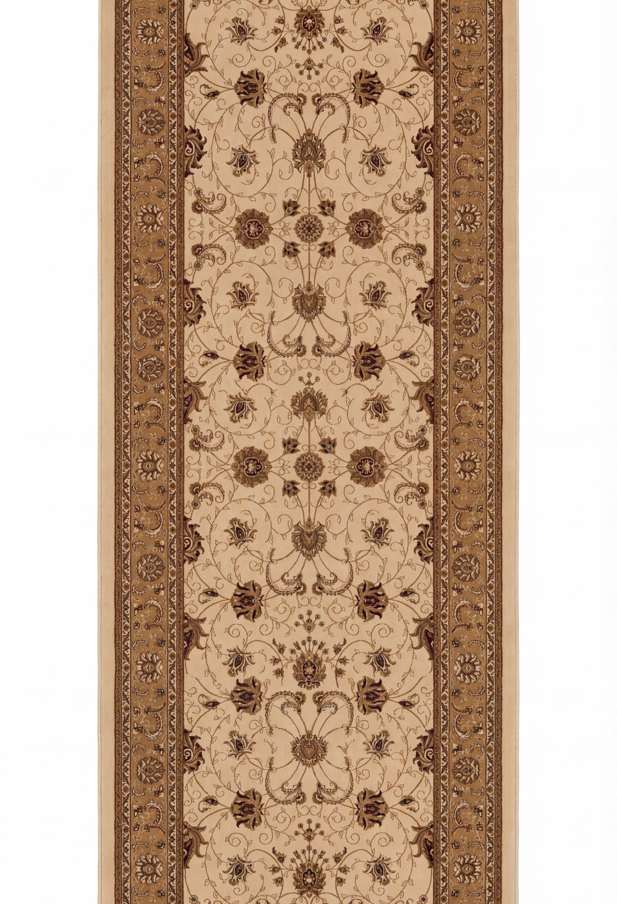 Fayez Persian Medallion Traditional Beige and Cream Indoor Rug