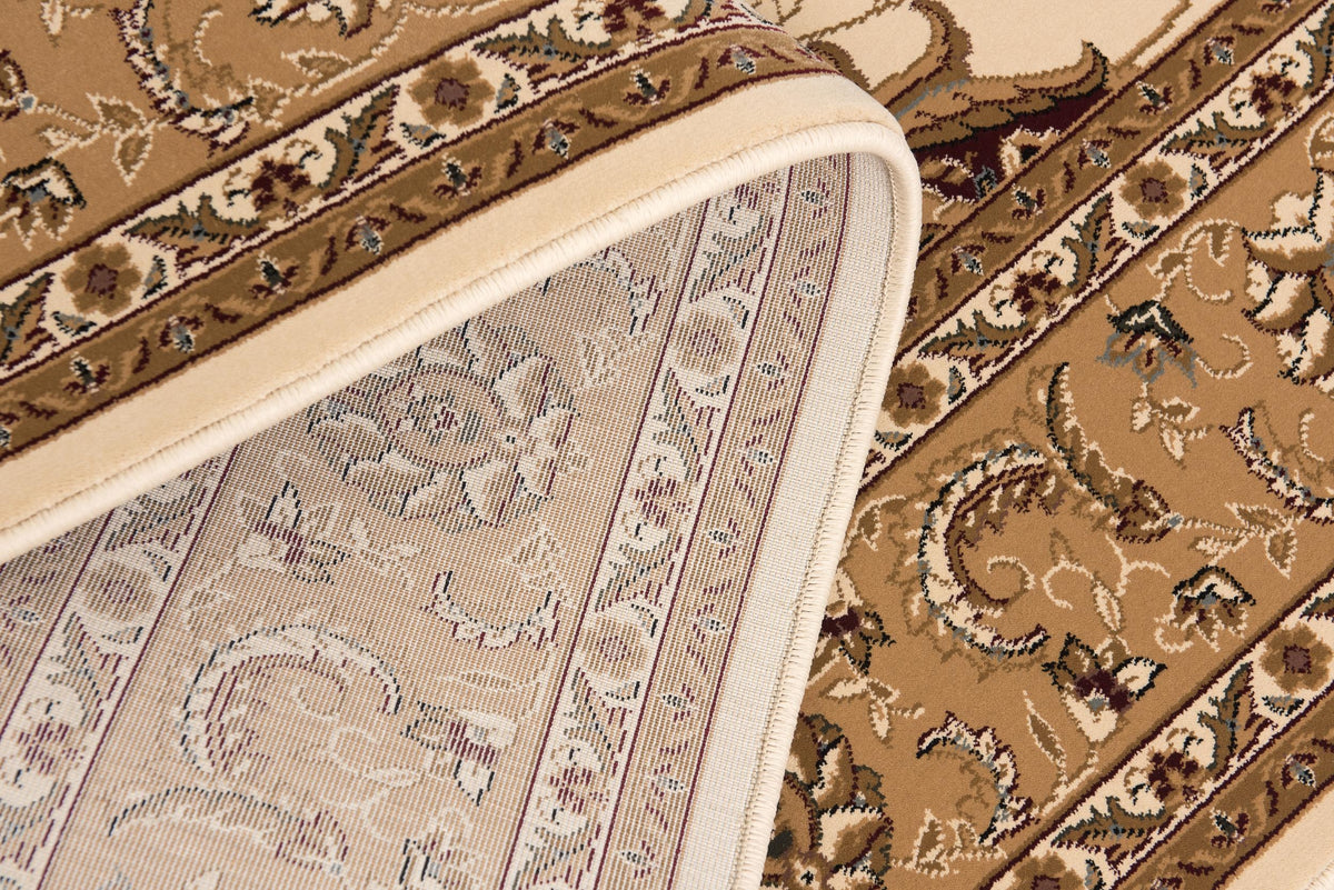 Fayez Persian Medallion Traditional Beige and Cream Indoor Rug