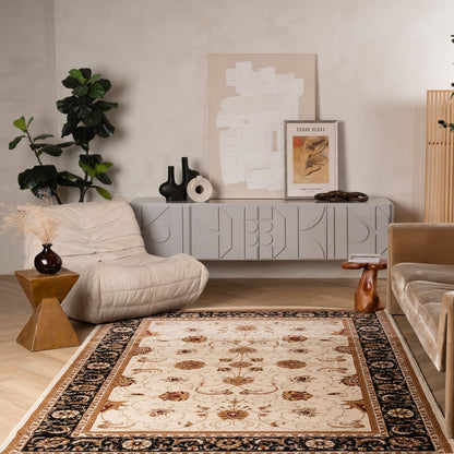 Majestic Persian Traditional Beige Rug