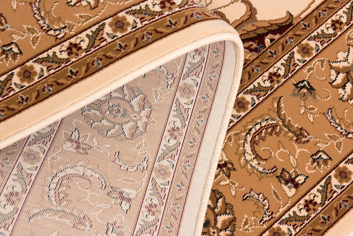 Fayez Persian Medallion Traditional Beige and Cream Indoor Rug