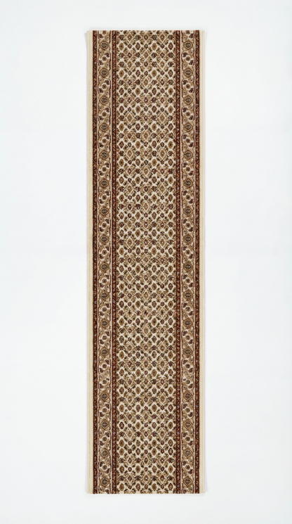Faris Persian Medallion Traditional Beige and Cream Indoor Rug