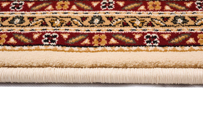Tapis beige traditionnel marocain majestueux